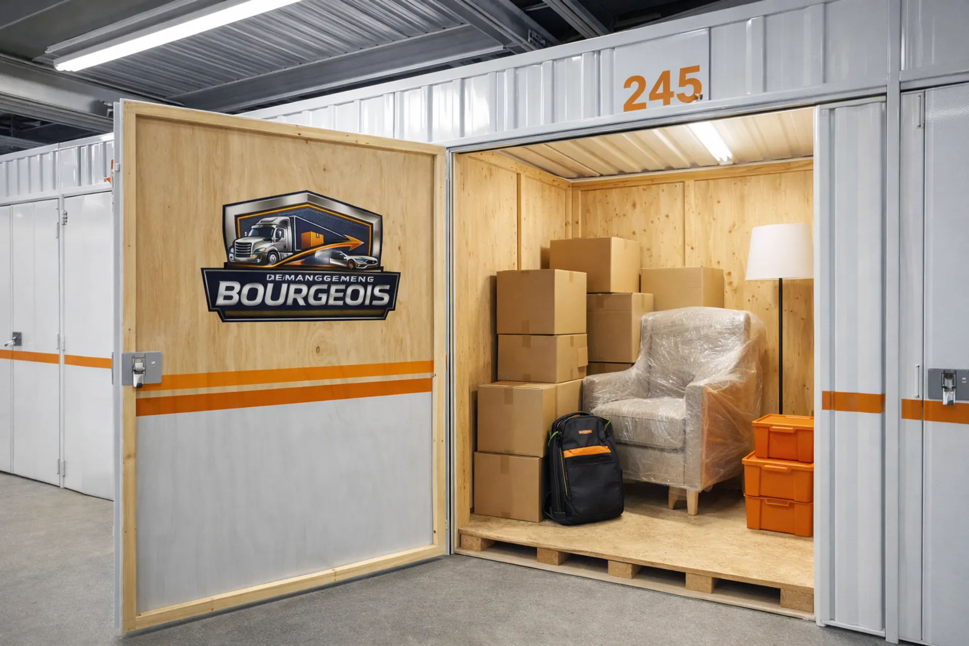 Box de stockage sécurisé — Déménagement Bourgeois